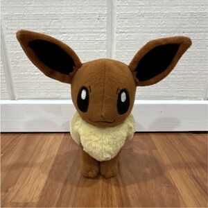 Tomy Pokémon Eevee Plush Stuffed Animal Brown Cream 2013 PA-16514CN